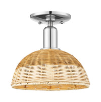 Arcadia Semi-Flush Mount Brushed Nickel