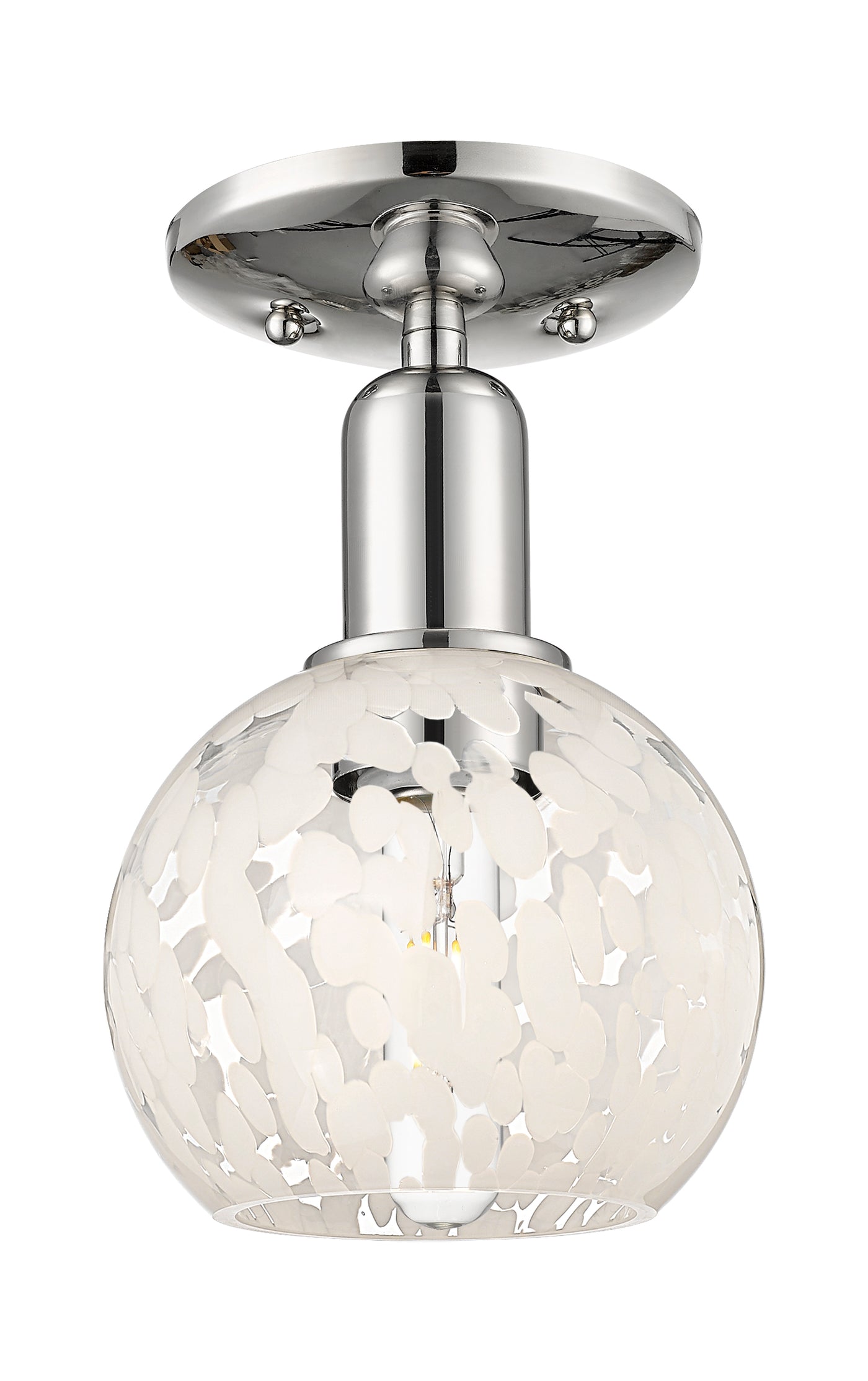 Arcadia Semi-Flush Mount Brushed Satin Nickel