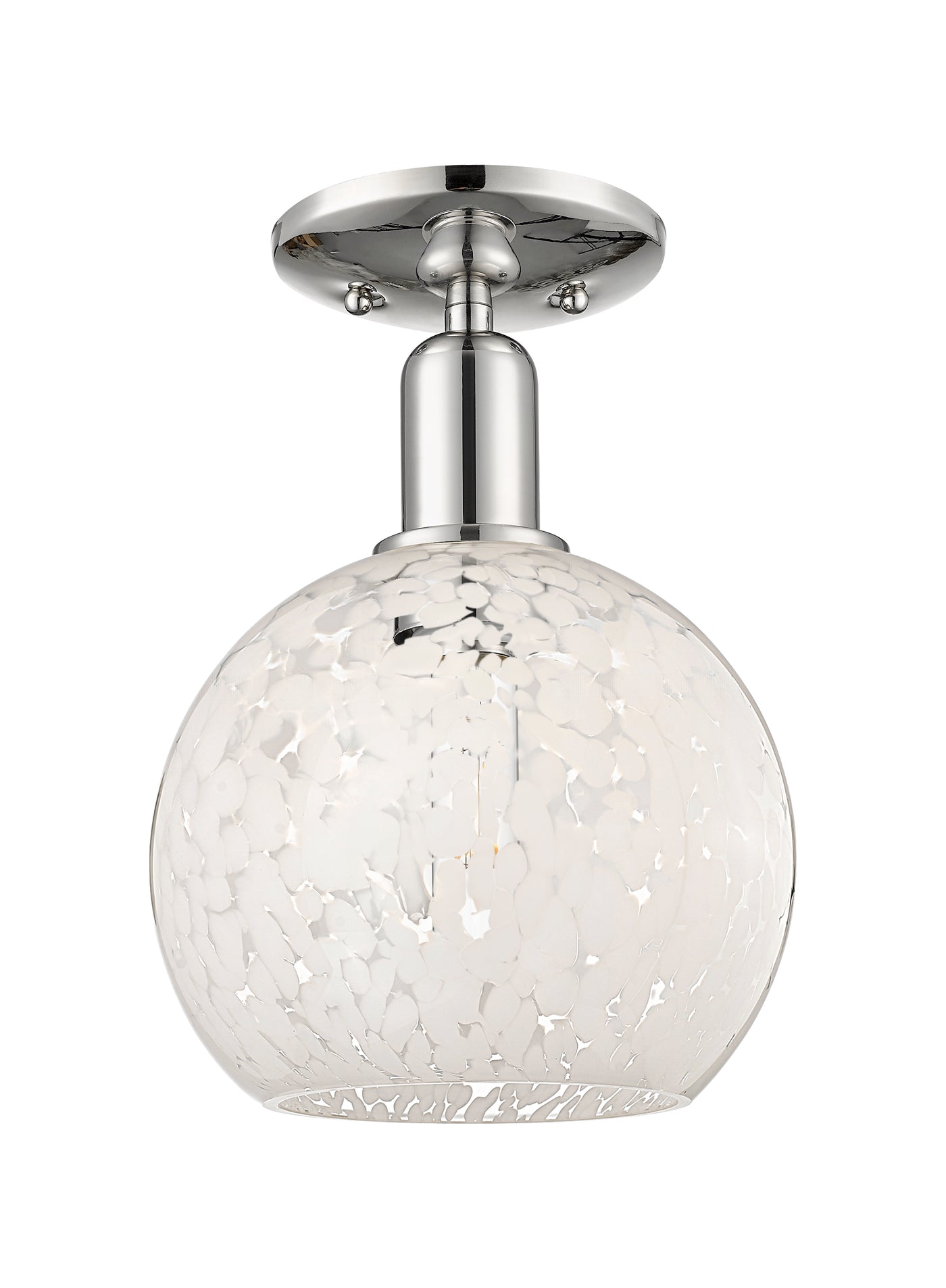 Arcadia Semi-Flush Mount Brushed Satin Nickel