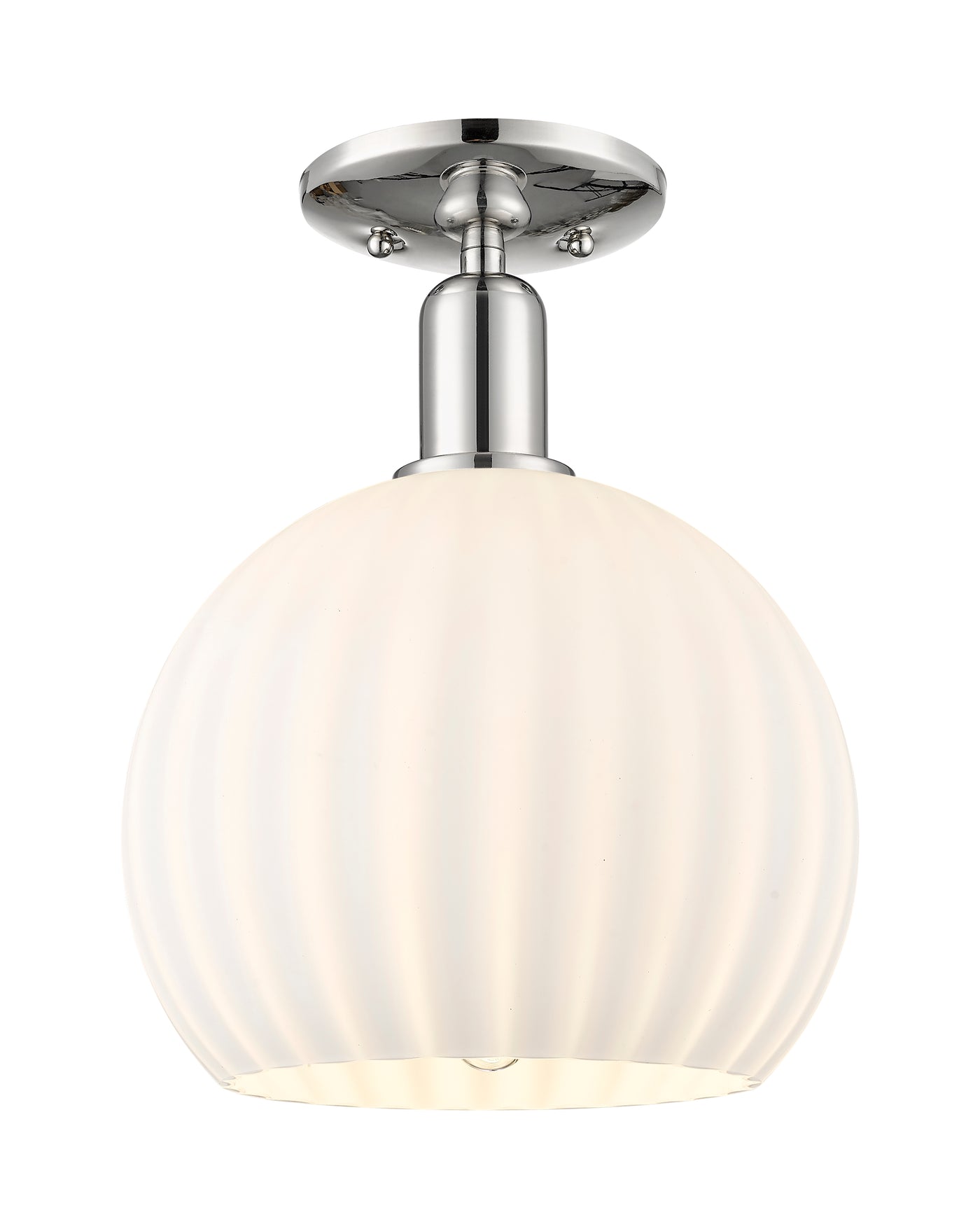 Arcadia Semi-Flush Mount Brushed Nickel