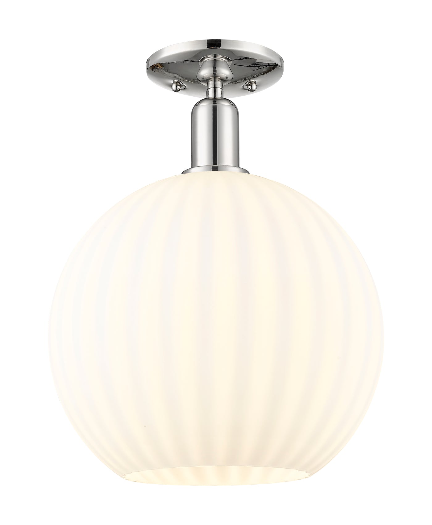 Arcadia Semi-Flush Mount Brushed Satin Nickel