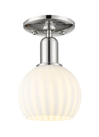 Arcadia Semi-Flush Mount Brushed Satin Nickel