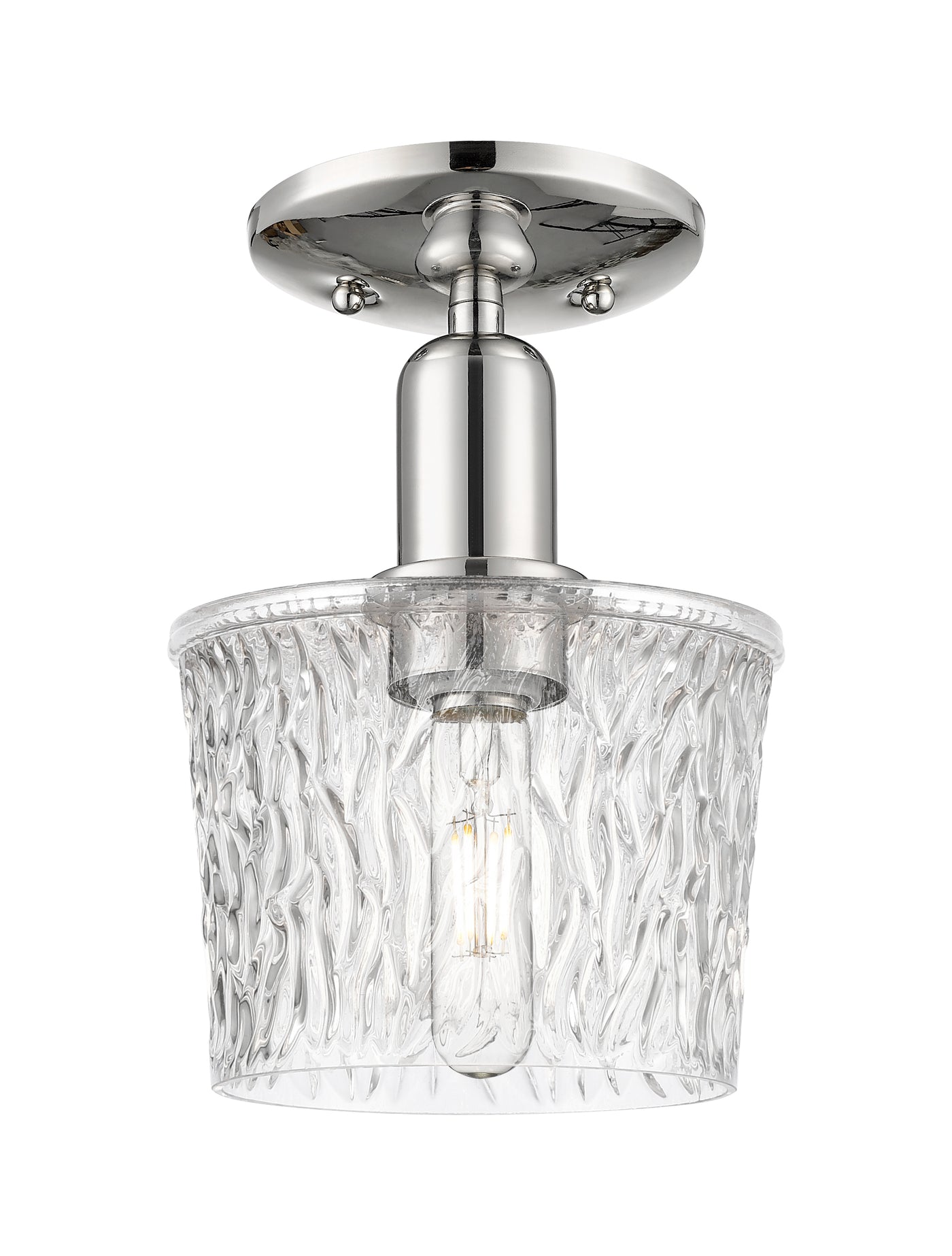 Arcadia Semi-Flush Mount Brushed Nickel