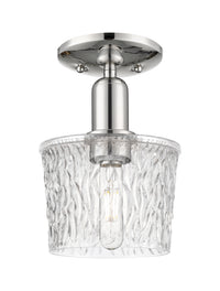 Arcadia Semi-Flush Mount Brushed Nickel