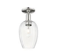 Arcadia Semi-Flush Mount Brushed Satin Nickel