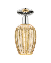 Arcadia Semi-Flush Mount Brushed Satin Nickel