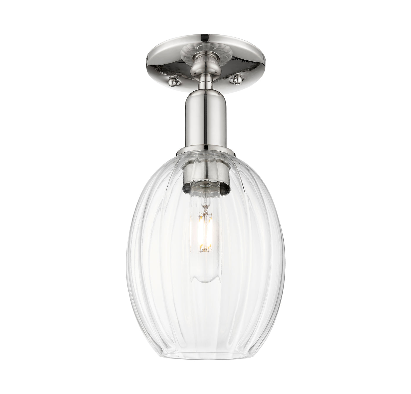 Arcadia Semi-Flush Mount Brushed Nickel