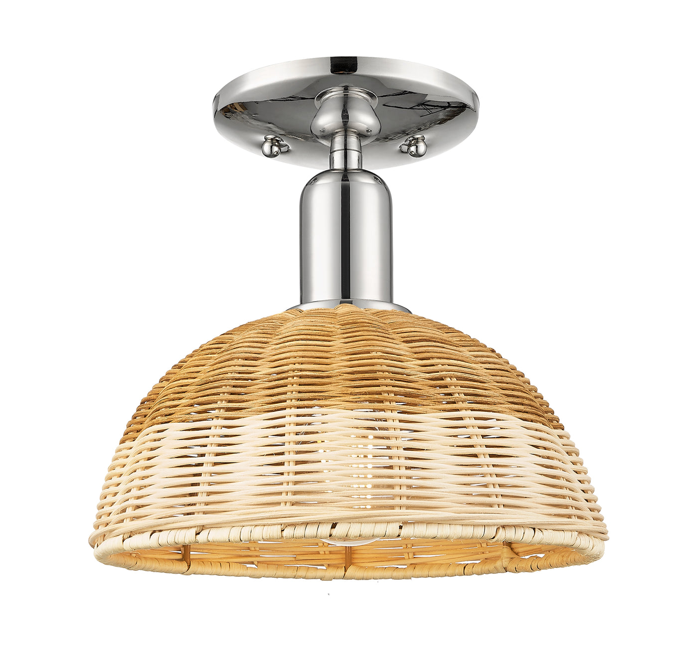 Arcadia Semi-Flush Mount Brushed Nickel