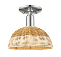 Arcadia Semi-Flush Mount Brushed Nickel