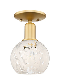 Arcadia Semi-Flush Mount Brushed Satin Nickel