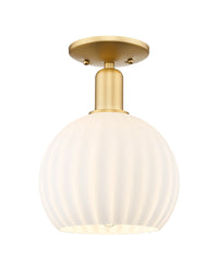 Arcadia Semi-Flush Mount Brushed Nickel