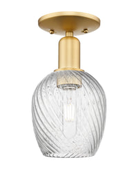 Arcadia Semi-Flush Mount Brushed Satin Nickel
