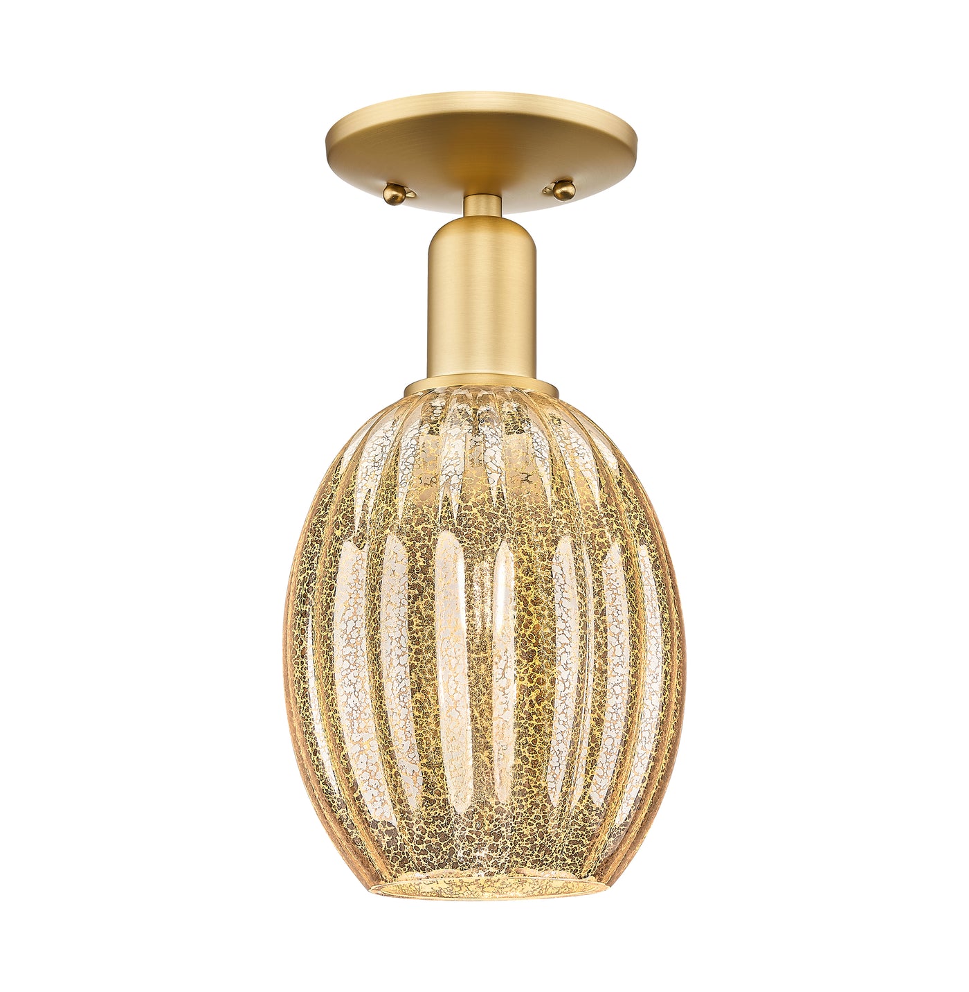 Arcadia Semi-Flush Mount Brushed Nickel