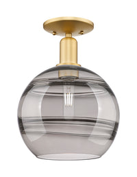 Arcadia Semi-Flush Mount Brushed Satin Nickel
