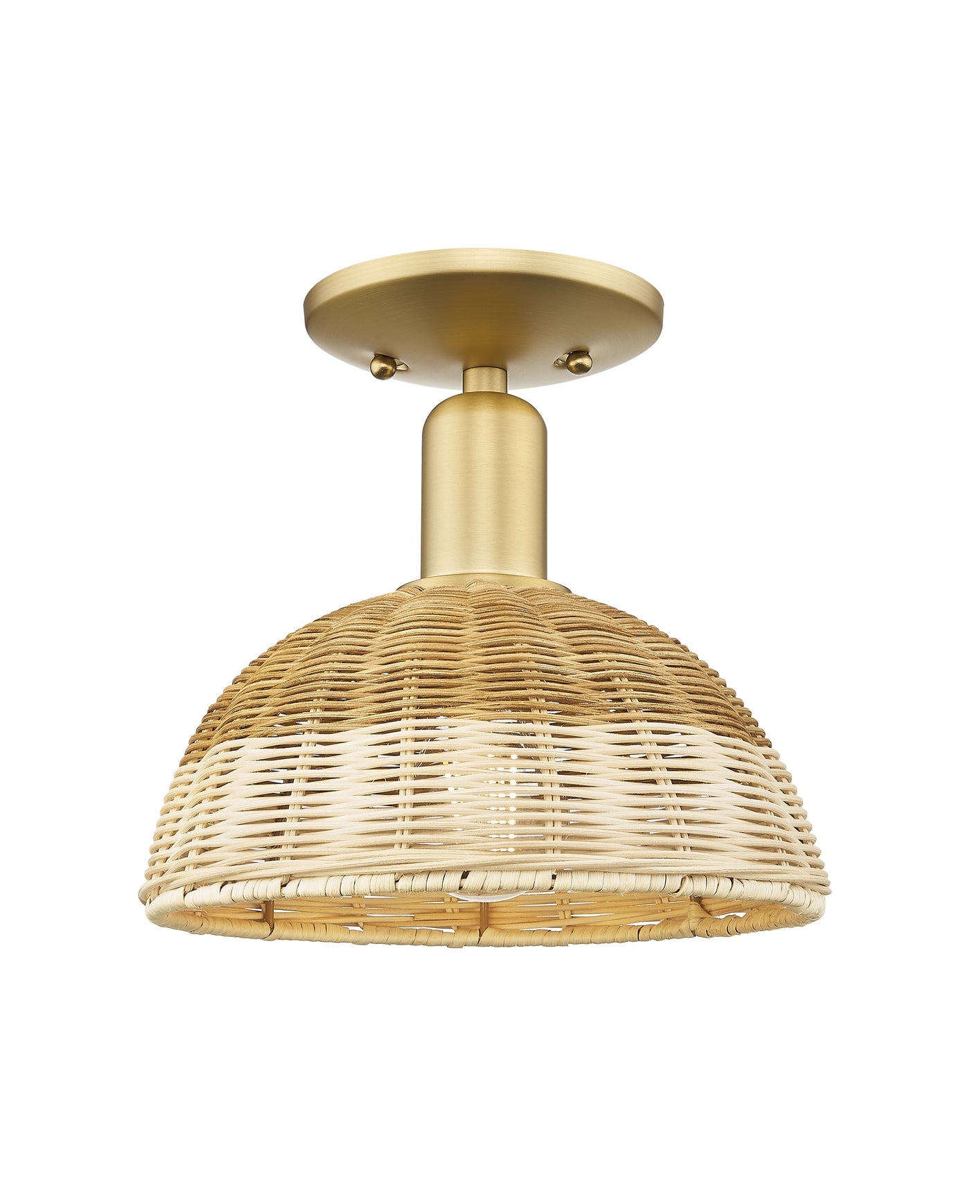 Arcadia Semi-Flush Mount Brushed Nickel