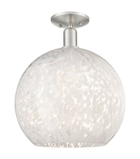 Arcadia Semi-Flush Mount Brushed Satin Nickel
