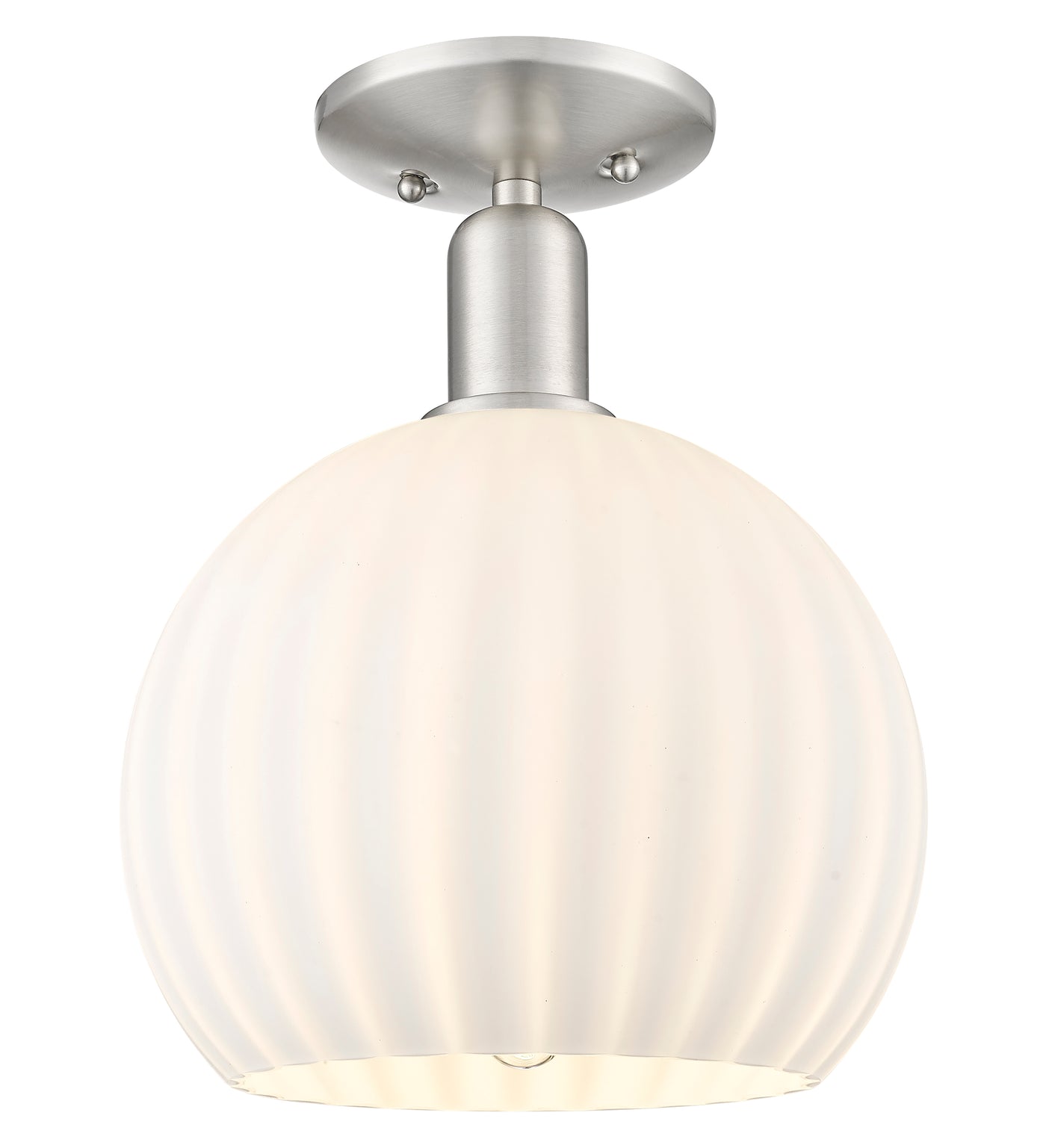 Arcadia Semi-Flush Mount Brushed Nickel