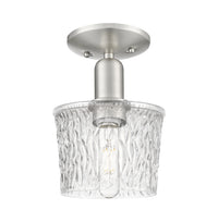 Arcadia Semi-Flush Mount Brushed Nickel