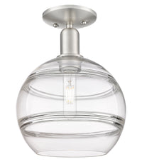 Arcadia Semi-Flush Mount Brushed Satin Nickel