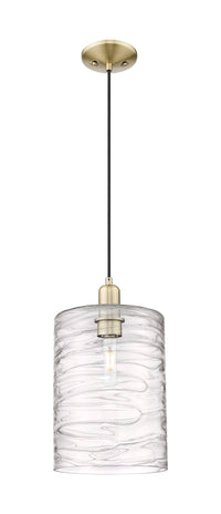 Arcadia Mini Pendant Antique Brass Glass