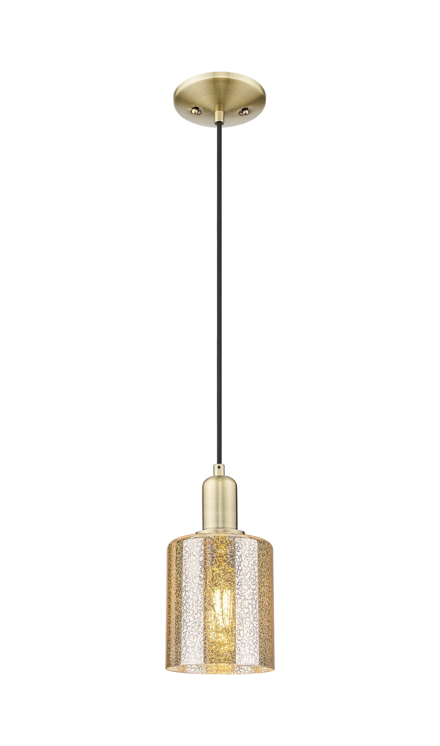 Arcadia Mini Pendant Antique Brass Steel
