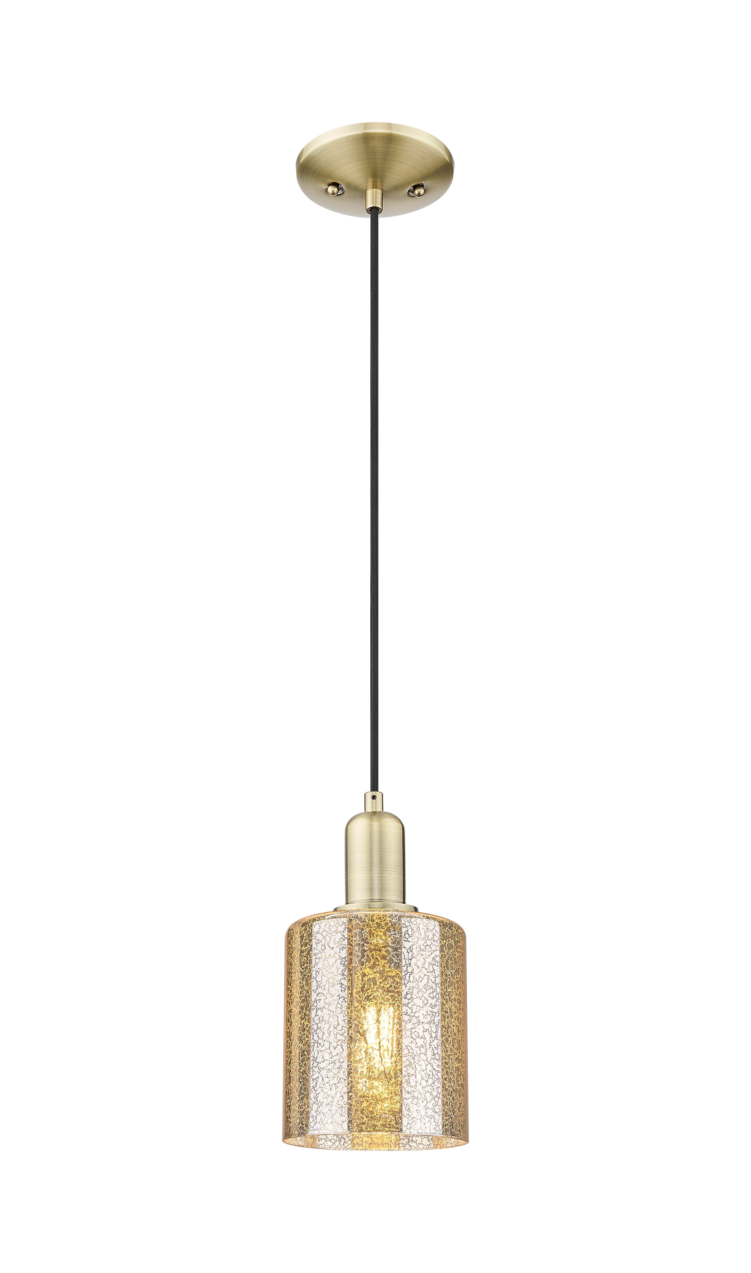 Arcadia Mini Pendant Antique Brass Steel