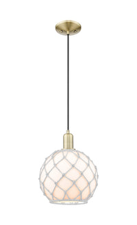 Arcadia Mini Pendant Antique Brass Cast