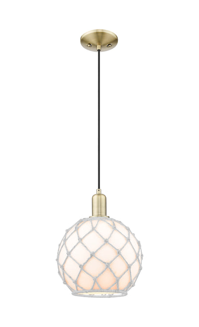 Arcadia Mini Pendant Antique Brass Cast