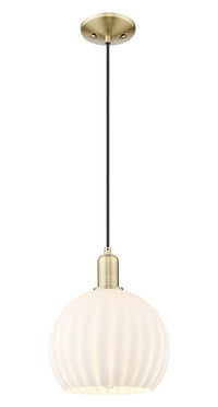 Arcadia Mini Pendant Antique Brass Finish
