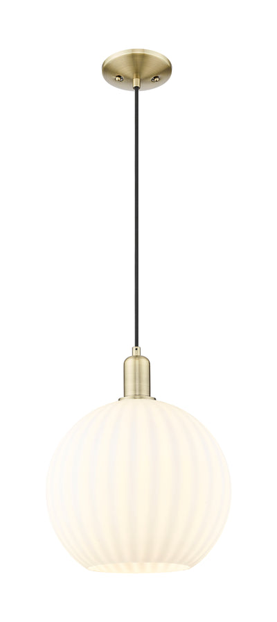 Arcadia Mini Pendant Antique Brass Finish