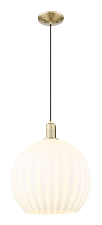 Arcadia Mini Pendant Antique Brass Finish