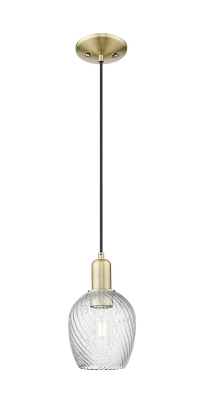 Arcadia Mini Pendant Antique Brass Finish