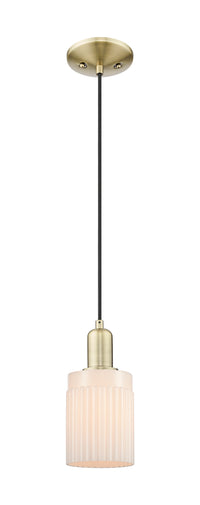 Arcadia Mini Pendant Antique Brass Dimmable