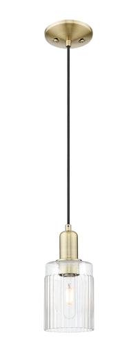 Arcadia Mini Pendant Antique Brass Dimmable