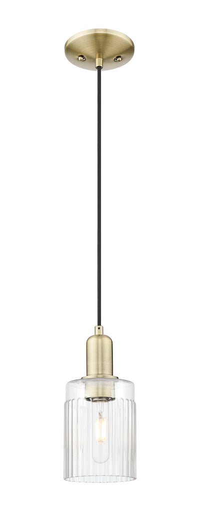 Arcadia Mini Pendant Antique Brass Dimmable