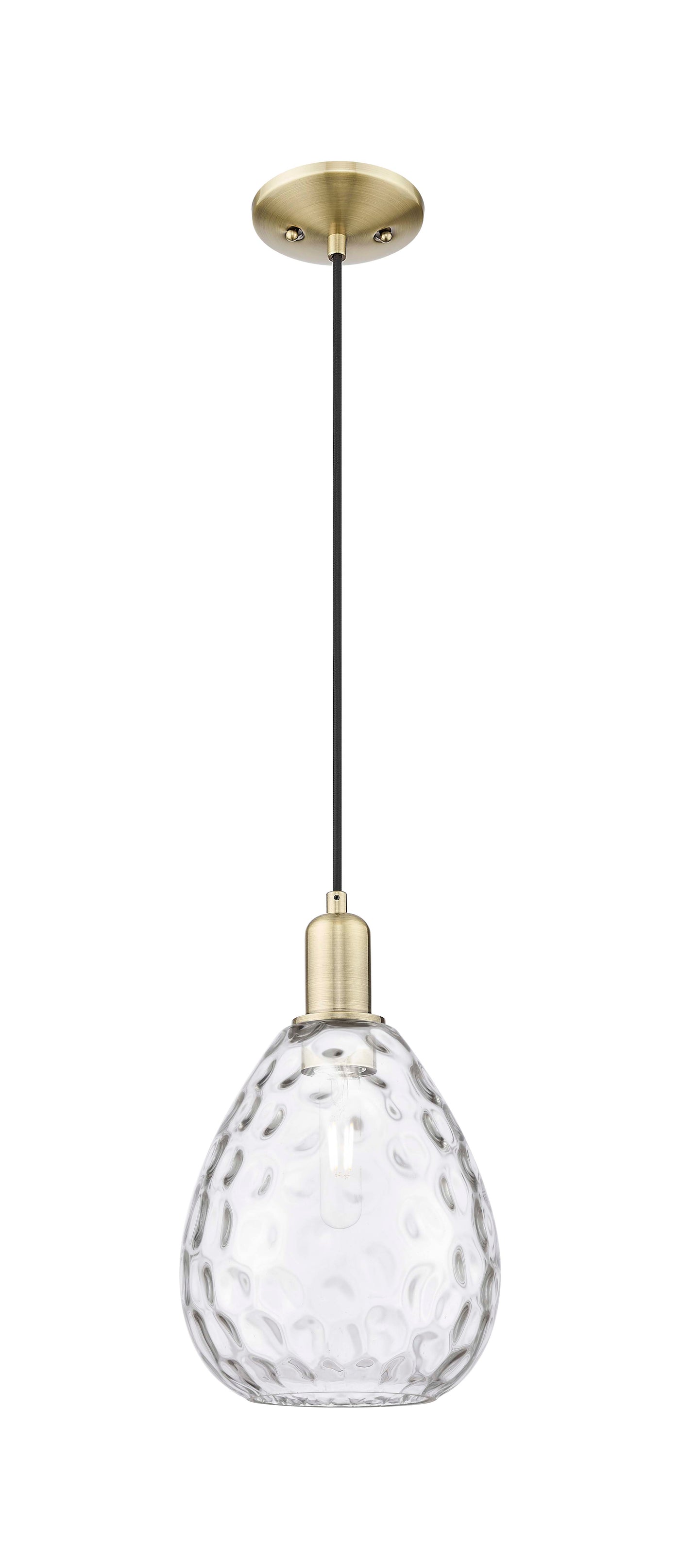 Arcadia Mini Pendant Antique Brass Finish