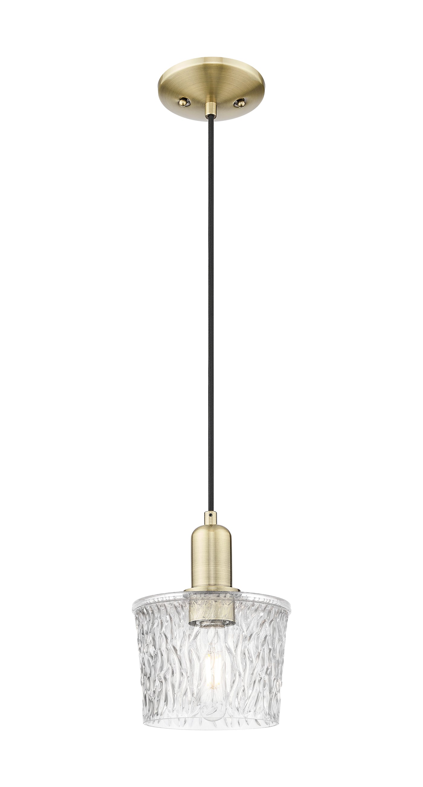 Arcadia Mini Pendant Antique Brass Finish