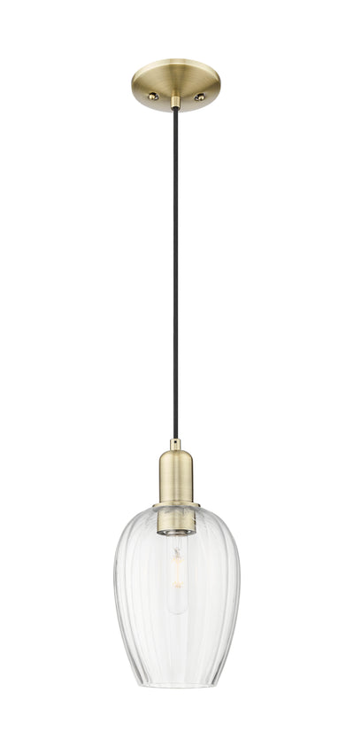 Arcadia Mini Pendant Antique Brass Dimmable