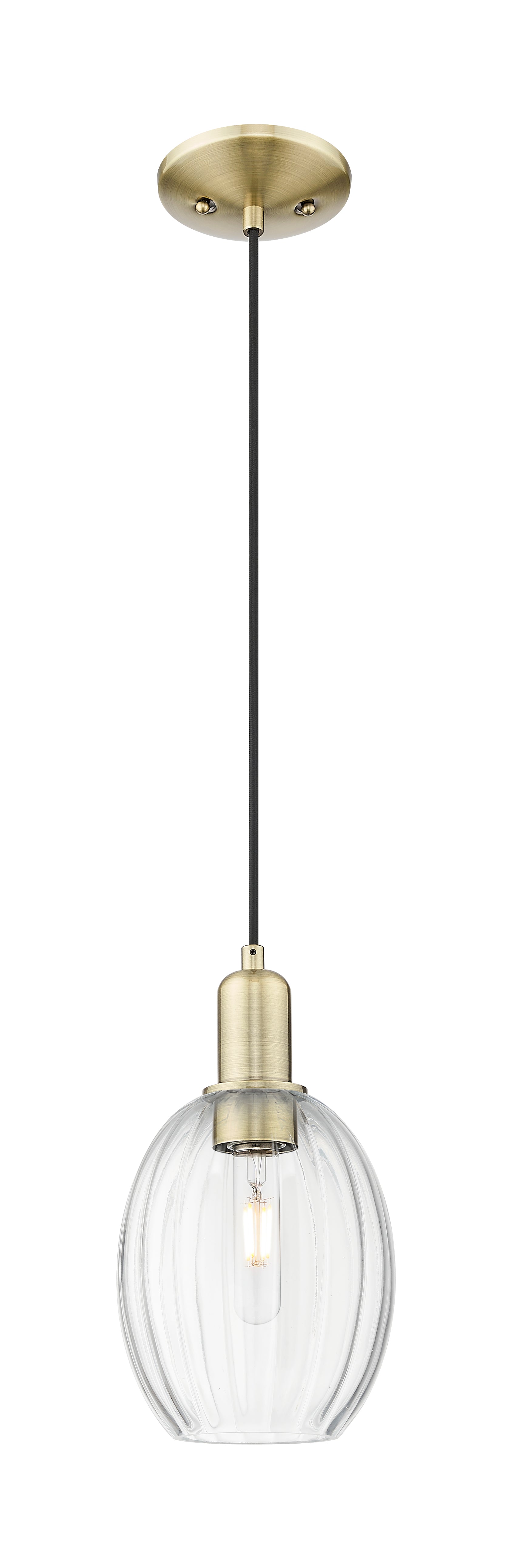 Arcadia Mini Pendant Antique Brass Finish