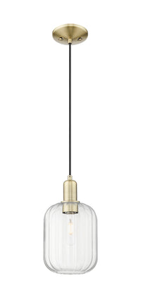 Arcadia Mini Pendant Antique Brass Glass