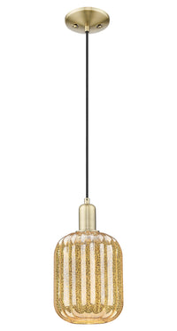 Arcadia Mini Pendant Antique Brass Glass