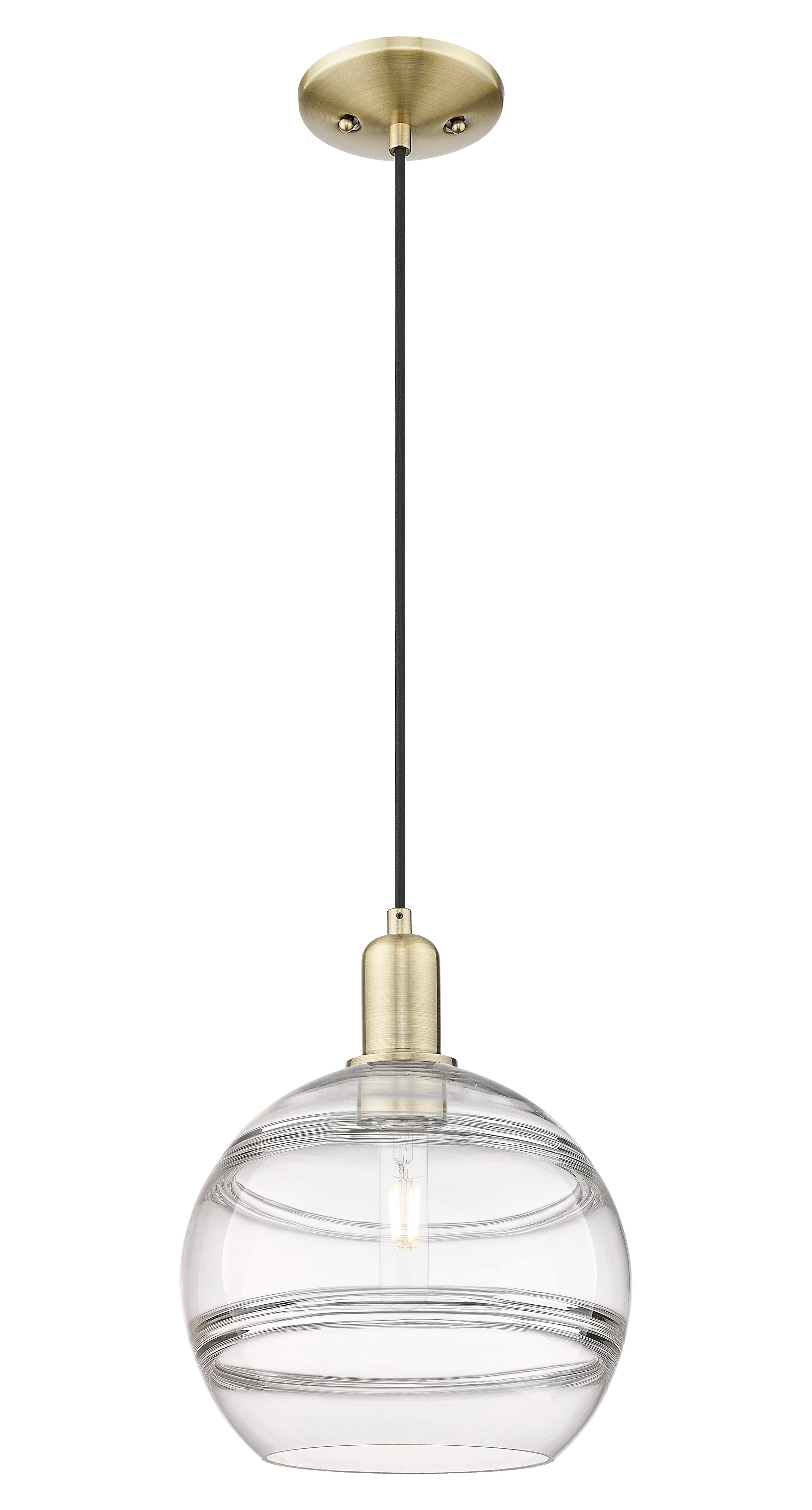 Arcadia Mini Pendant Antique Brass Steel