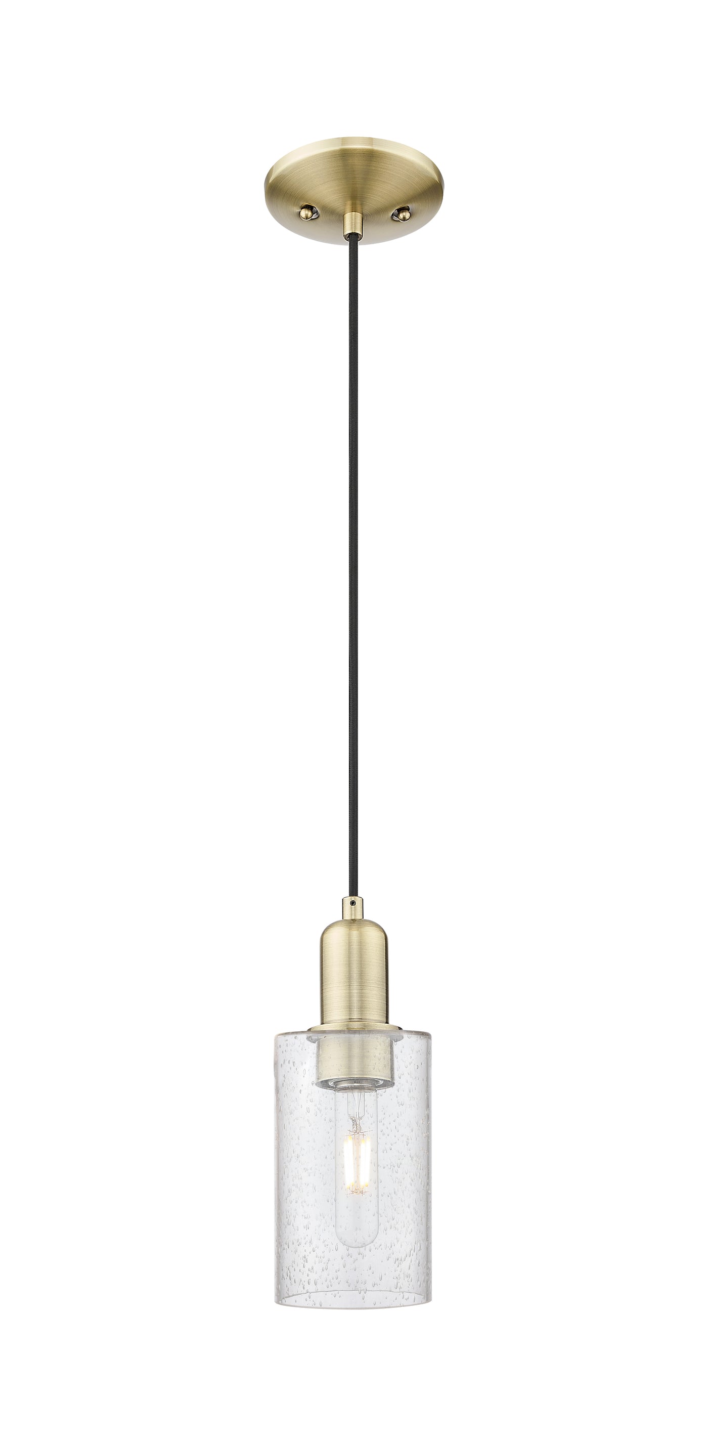 Arcadia Mini Pendant Antique Brass Finish