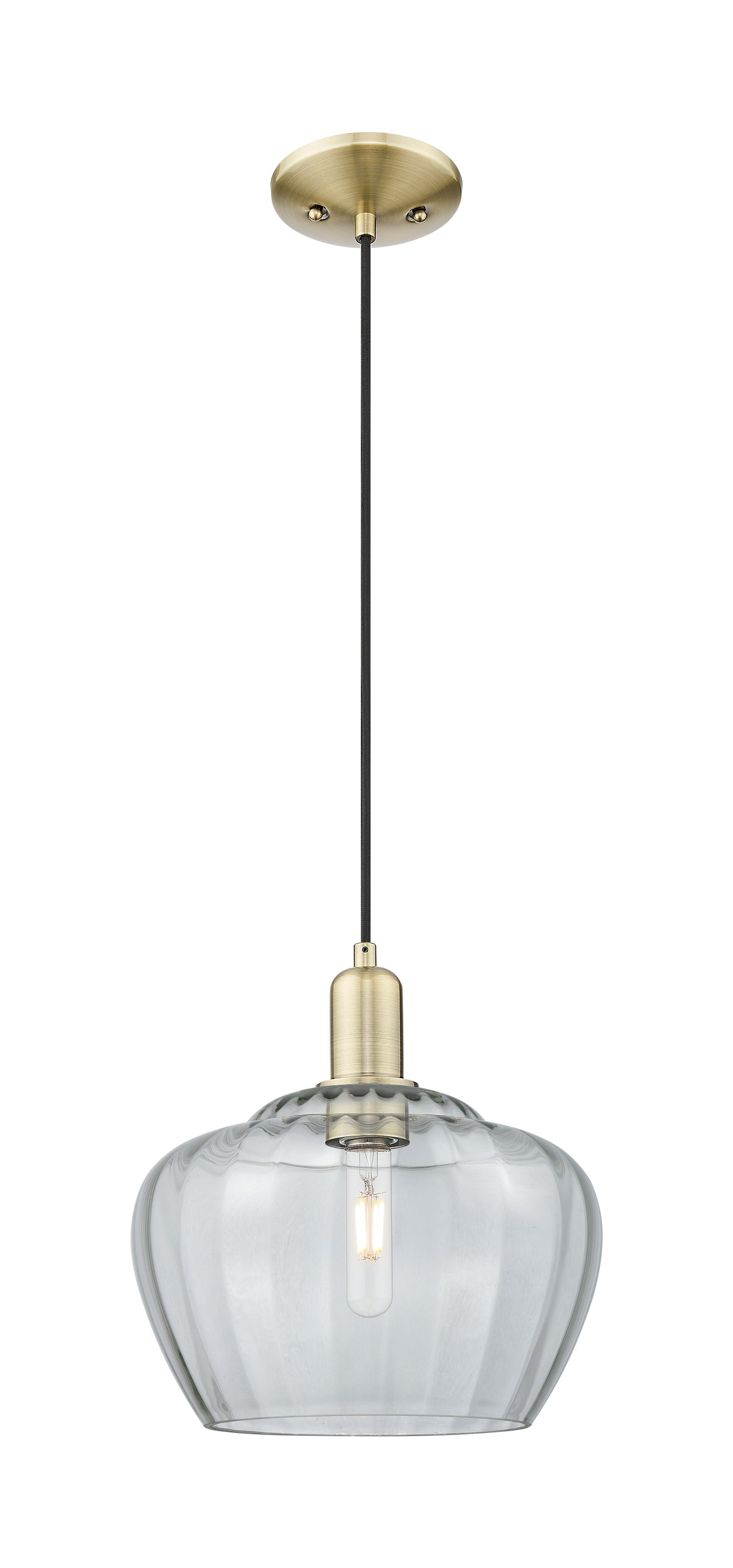 Arcadia Mini Pendant Antique Brass Steel