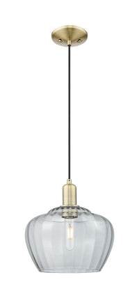 Arcadia Mini Pendant Antique Brass Steel