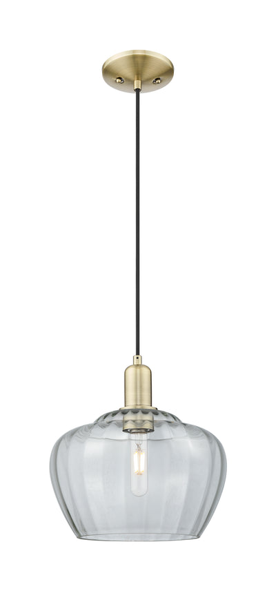 Arcadia Mini Pendant Antique Brass Steel