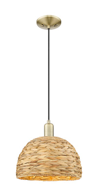 Arcadia Mini Pendant Antique Brass Finish
