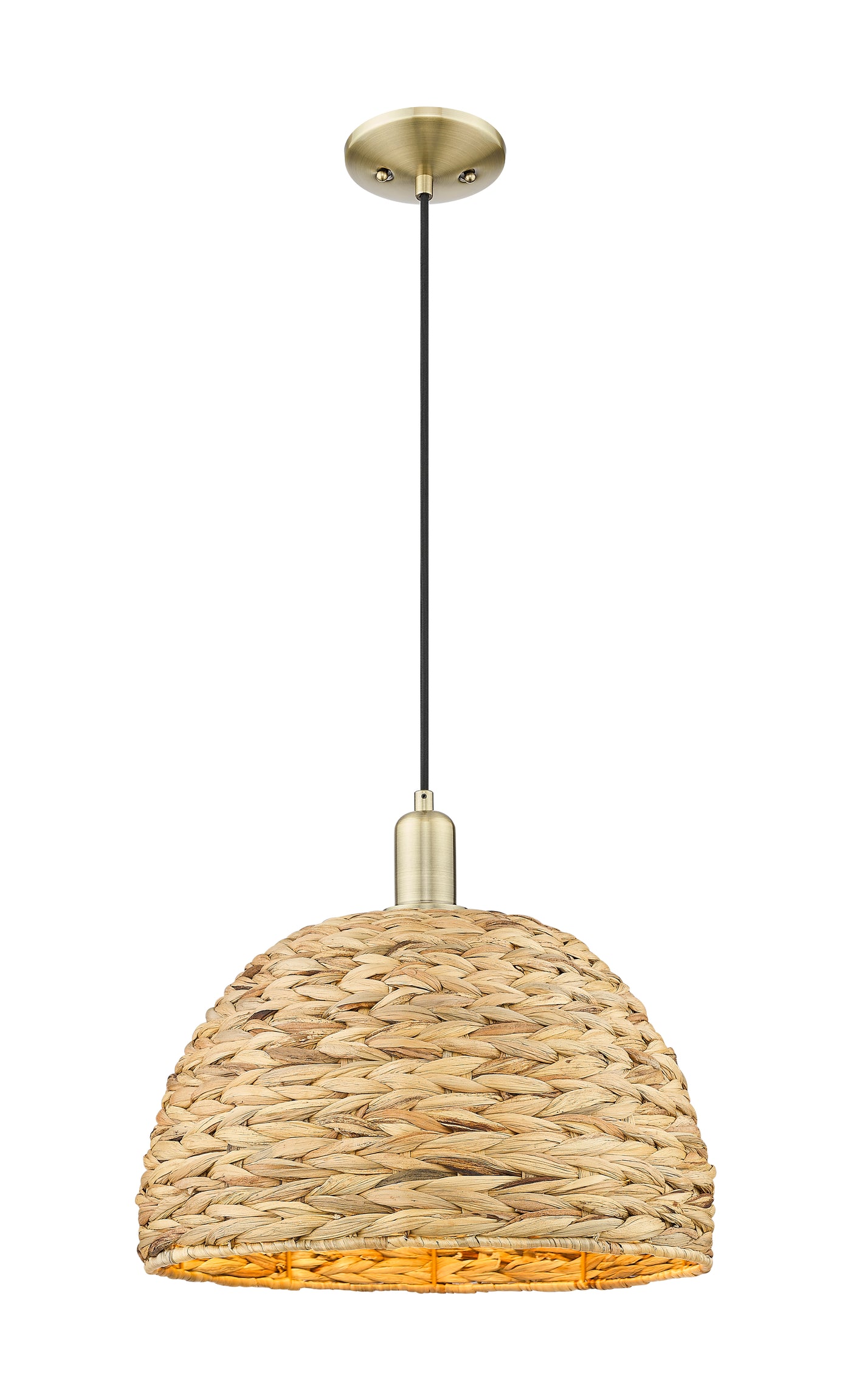 Arcadia Mini Pendant Antique Brass Finish