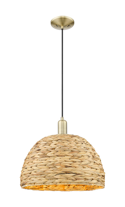 Arcadia Mini Pendant Antique Brass Finish
