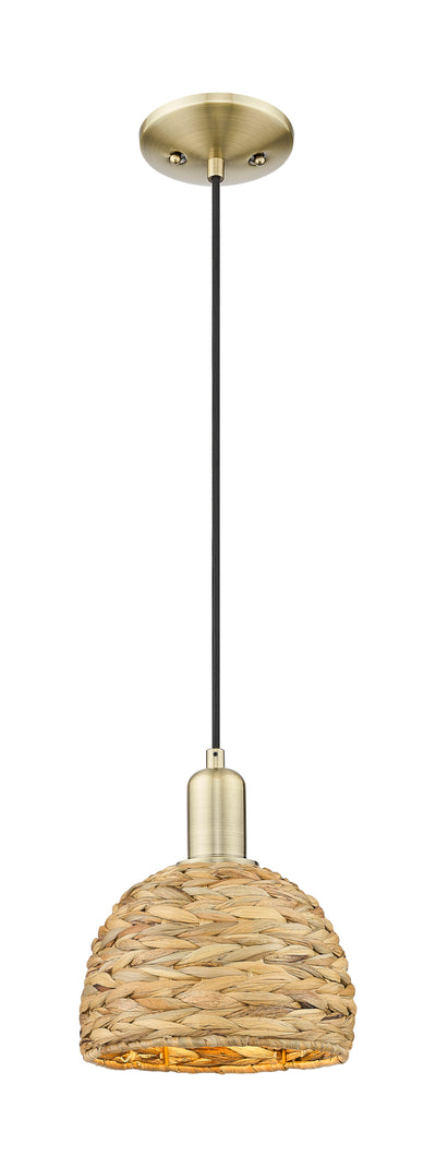 Arcadia Mini Pendant Antique Brass Finish